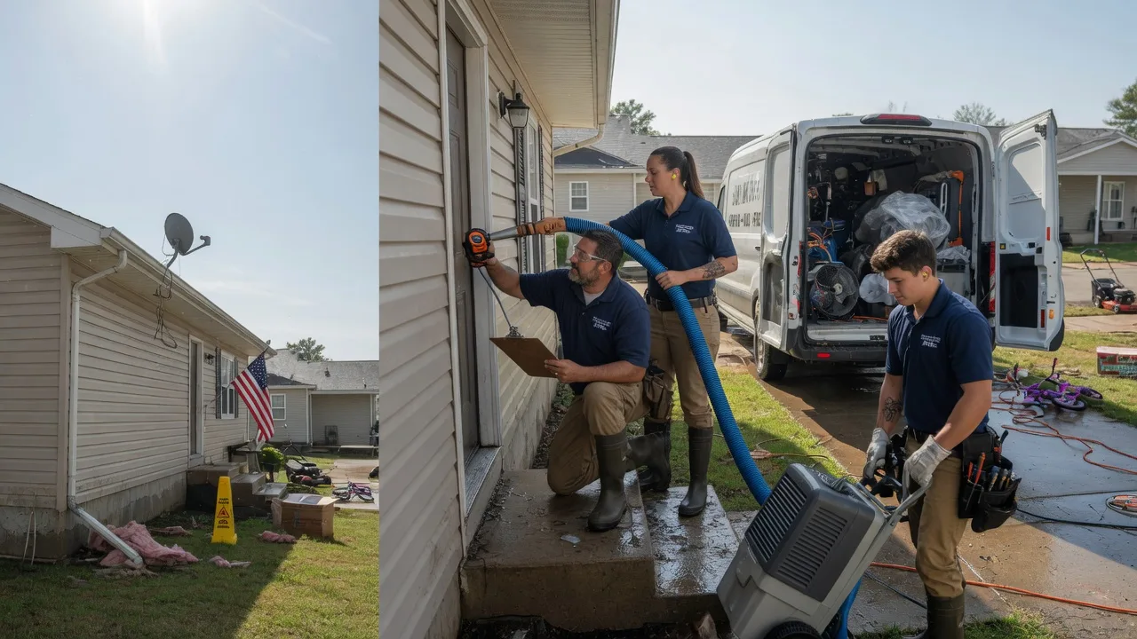Ceiling Water Damage Restoration in Rubicon, WI near me